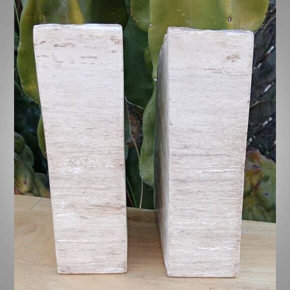 🌻LAST DAY. HEAVY PETRIFIED WOOD stone rock fossil BOOK ENDS 02 FORTUNE - Picture 3 of 9